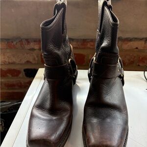 Frye Black Leather  Boots